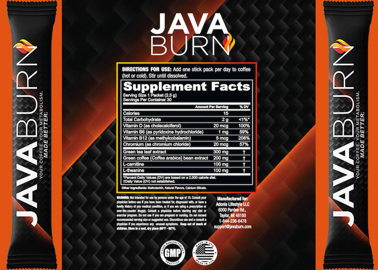 Java Burn label